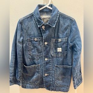 Polo by Ralph Lauren Denim Trucker Jacket Washed Cotton Boys Size 4T